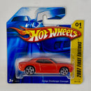 2007 Hot Wheels First Editions Dodge Challenger Concept naranja metálico PR5 Primera Edición