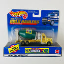 1998 Hot Wheels 24K Plated Gold Haulers Toy R Us 50 Years Forever Fun Cement Truck Camión Mezcladora oro cromado 7SP