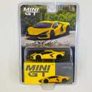 2025 Mini GT MiJo Exclusives 1:64 Limited Edition Lamborghini Revuelto Giallo amarillo Llantas de Goma