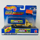 1998 Hot Wheels 24K Plated Gold Haulers Toy R Us 50 Years Forever Fun Standard Tank Truck Camión Cisterna oro cromado 7SP