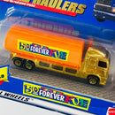 1998 Hot Wheels 24K Plated Gold Haulers Toy R Us 50 Years Forever Fun Cabover Tank Truck Camión Cisterna oro cromado 7SP