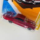 2012 Hot Wheels New Models 61 Impala Chevrolet rojo metálico MC5 Primera Edición