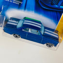 2007 Hot Wheels New Models 67 Chevy Nova azul metálico PR5 Primera Edición