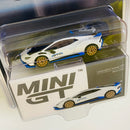 2025 Mini GT MiJo Exclusives 1:64 Limited Edition Lamborghini Huracan STO Bianco Asopo blanco Llantas de Goma