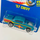 1993 Hot Wheels 57 Chevy 213 verde azulado UH