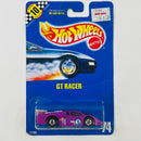 1990 Hot Wheels Speed Points GT Racer 74 morado BW base ZAMAC