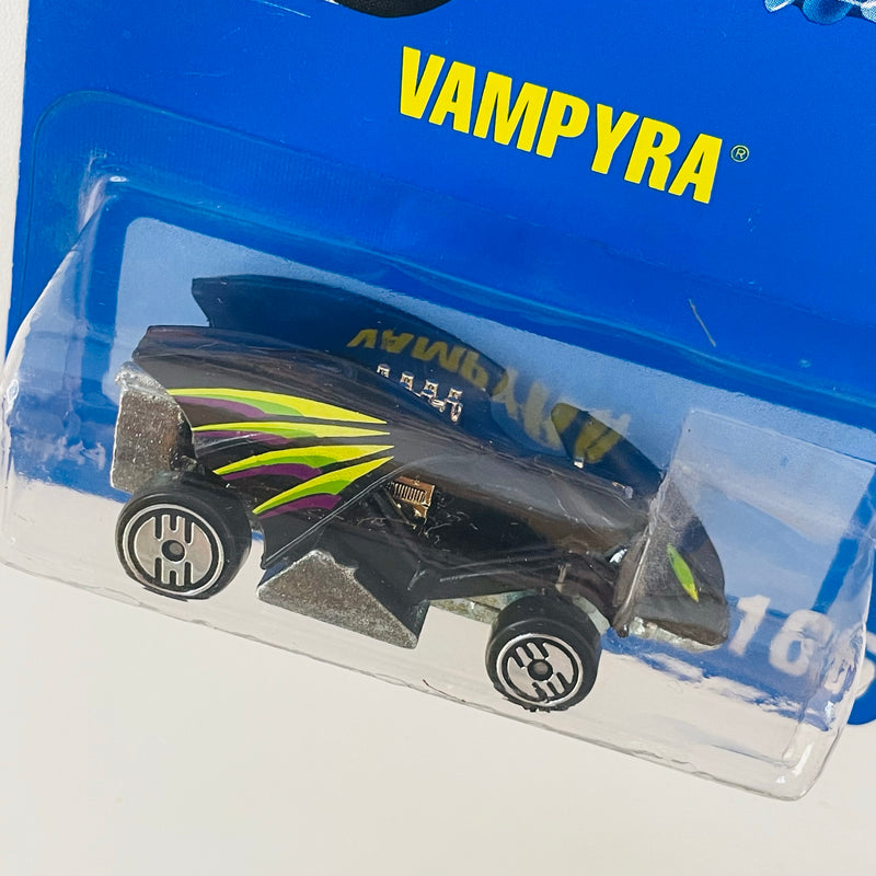 1992 Hot Wheels Vampyra 166 negro UH base ZAMAC