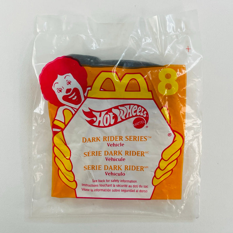 1996 Hot Wheels McDonalds Happy Meal Dark Rider Series Car negro - En Bolsa Baggie
