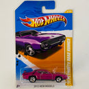 2012 Hot Wheels New Models 71 Plymouth Road Runner fucsia metálico 5SP Primera Edición