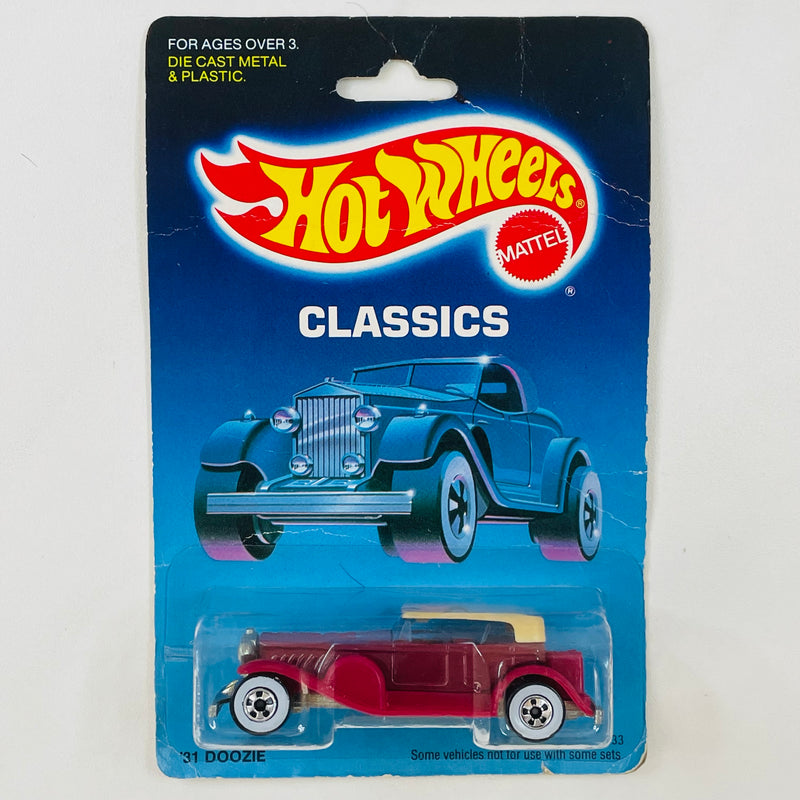 1989 Hot Wheels Classics 31 Doozie 1931 Duesenberg Model J rojo WW