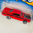 2001 Hot Wheels 1970 Road Runner Plymouth 100 rojo 5SP - Detalle Burbuja