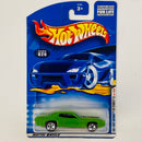 2001 Hot Wheels First Editions 1971 Plymouth GTX 026 verde 5SP Primera Edición