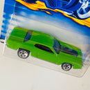 2001 Hot Wheels First Editions 1971 Plymouth GTX 026 verde 5SP Primera Edición