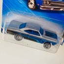 2010 Hot Wheels Nightburnerz 70 Plymouth Road Runner plata metálico J5 - Detalle Burbuja