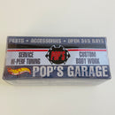 2002 Hot Wheels Target Exclusive Pop's Garage Set de 4 con Llantas de Goma RR - Honda Civic Si, 1932 Ford Roadster Pickup Hooligan, 1932 Ford Deuce Roadster, 71 Plymouth GTX