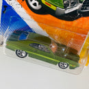 2011 Hot Wheels New Models 72 Ford Gran Torino Sport verde metálico 5SP Primera Edición - Detalle Tarjeta