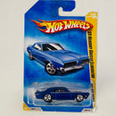 2009 Hot Wheels New Models 69 Mercury Cougar Eliminator azul 5SP Primera Edición