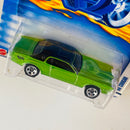 2002 Hot Wheels First Editions 68 Cougar Mercury 029 verde metálico 5SP Primera Edición