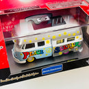2017 M2 Machines Auto-Thentics MiJo Exclusives Limited Edition 1/2,000 1959 VW Double Cab Truck USA Model MJS04 blanco con celeste Llantas de Goma