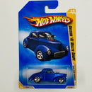 2009 Hot Wheels New Models Custom 41 Willys Coupe Chrysler azul metálico 5SP Primera Edición