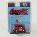 2021 M2 Machines Limited Edition 1/9,600 Coca Cola 1960 VW Volkswagen Delivery Van NMD01 rojo Llantas de Goma