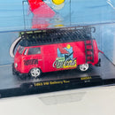 2021 M2 Machines Limited Edition 1/9,600 Coca Cola 1960 VW Volkswagen Delivery Van NMD01 rojo Llantas de Goma