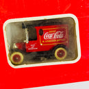1983 Lledo Days Gone Coca Cola Hartoy Set de Inglaterra - 1928 Ford Model T Van, Horse Drawn Delivery Van, 1935 Dennis Single Deck Bus