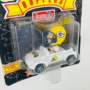 1996 ERTL Collectibles Goal Line Boppers Team NFL Green Bay Packers Volkswagen Bug blanco