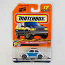 2000 Matchbox To The Beach 1962 Volkswagen Beetle blanco