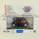2015 M2 Machines Auto-Thentics Limited Edition Volkswagen 1967 VW Beetle Deluxe USA Model VW03 granate Llantas de Goma