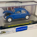 2013 M2 Machines M2 Machines Auto-Thentics Limited Edition Volkswagen 1967 VW Beetle Deluxe European Model R01 azul Llantas de Goma Primera Edición