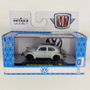 2021 M2 Machines Auto-Thentics Limited Edition Volkswagen 1953 VW Beetle Deluxe U.S.A. Model R66 plata Llantas de Goma