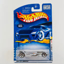 2001 Hot Wheels First Editions Jet Threat 3.0 034 plata metálico 5DOT base ZAMAC Primera Edición