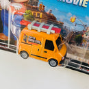 2024 Hot Wheels Premium Pop Culture The Super Mario Bros Movie Plumber Van naranja Llantas de Goma RR