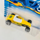 2000 Hot Wheels Hot Rod Magazine 1927 Ford Track T 006 amarillo SB base ZAMAC