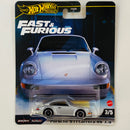 2024 Hot Wheels Premium Pop Culture Fast & Furious Rápidos y Furiosos Porsche 911 Carrera RS 3.8 plata metálico Llantas de Goma RR Primera Edición