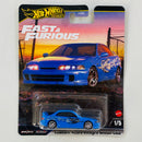 2024 Hot Wheels Premium Fast & Furious Rápidos y Furiosos Custom Acura Integra Sedan GSR azul Llantas de Goma RR