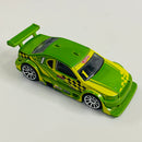 2008 Hot Wheels New Models Amazoom verde con amarillo 10SP Primera Edición - Loose/Suelto