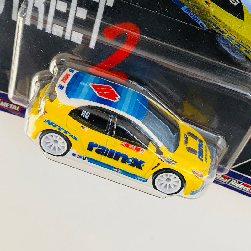 2024 Hot Wheels Premium Car Culture Slide Street 2 2023 Toyota GR Corolla amarillo Llantas de Goma RR Primera Edición