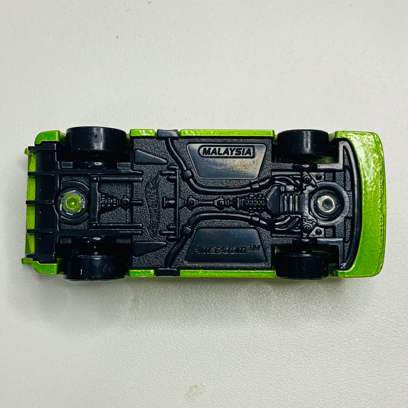 2008 Hot Wheels New Models Amazoom verde con amarillo 10SP Primera Edición - Loose/Suelto