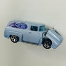 1999 Hot Wheels First Editions 56 Ford Truck celeste metálico 5SP Primera Edición - Loose/Suelto