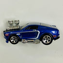 2003 Hot Wheels First Editions 1968 Ford Mustang 046 azul metálico 5SP Primera Edición - Loose/Suelto