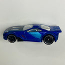 2010 Hot Wheels New Models Scorcher azul PR5 Primera Edición - Loose/Suelto