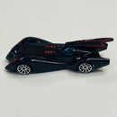 2010 Hot Wheels New Models Batman The Brave and the Bold Batmobile negro 10SP Primera Edición - Loose/Suelto