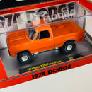 2023 M2 Machines Limited Edition 1/9,250 1974 Dodge W200 Power Wagon R80 naranja Llantas de Goma