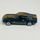 2010 Hot Wheels New Models 67 Shelby GT-500 Mustang verde oscuro metálico 5SP Primera Edición - Loose/Suelto