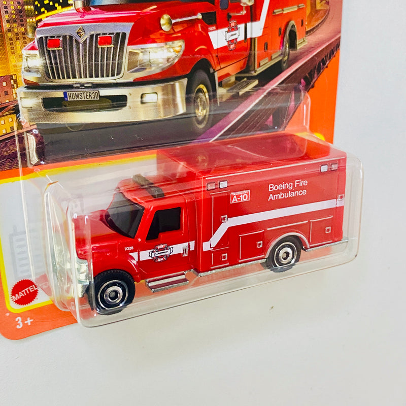 2024 Matchbox MBX Metro International TerraStar rojo Bombero