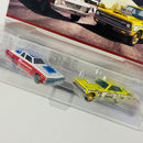 2023 Hot Wheels Premium Car Culture Classic Muscle 2 Pack Set de 2 - 63 Plymouth Belvedere 426 Wedge y 65 Dodge Coronet con Llantas de Goma RR