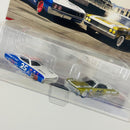 2022 Hot Wheels Premium Car Culture Classic Stock Cars 2 Pack Set de 2 - 69 Ford Talladega y 66 Chevelle Chevrolet con Llantas de Goma RR