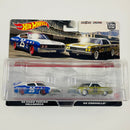 2022 Hot Wheels Premium Car Culture Classic Stock Cars 2 Pack Set de 2 - 69 Ford Talladega y 66 Chevelle Chevrolet con Llantas de Goma RR